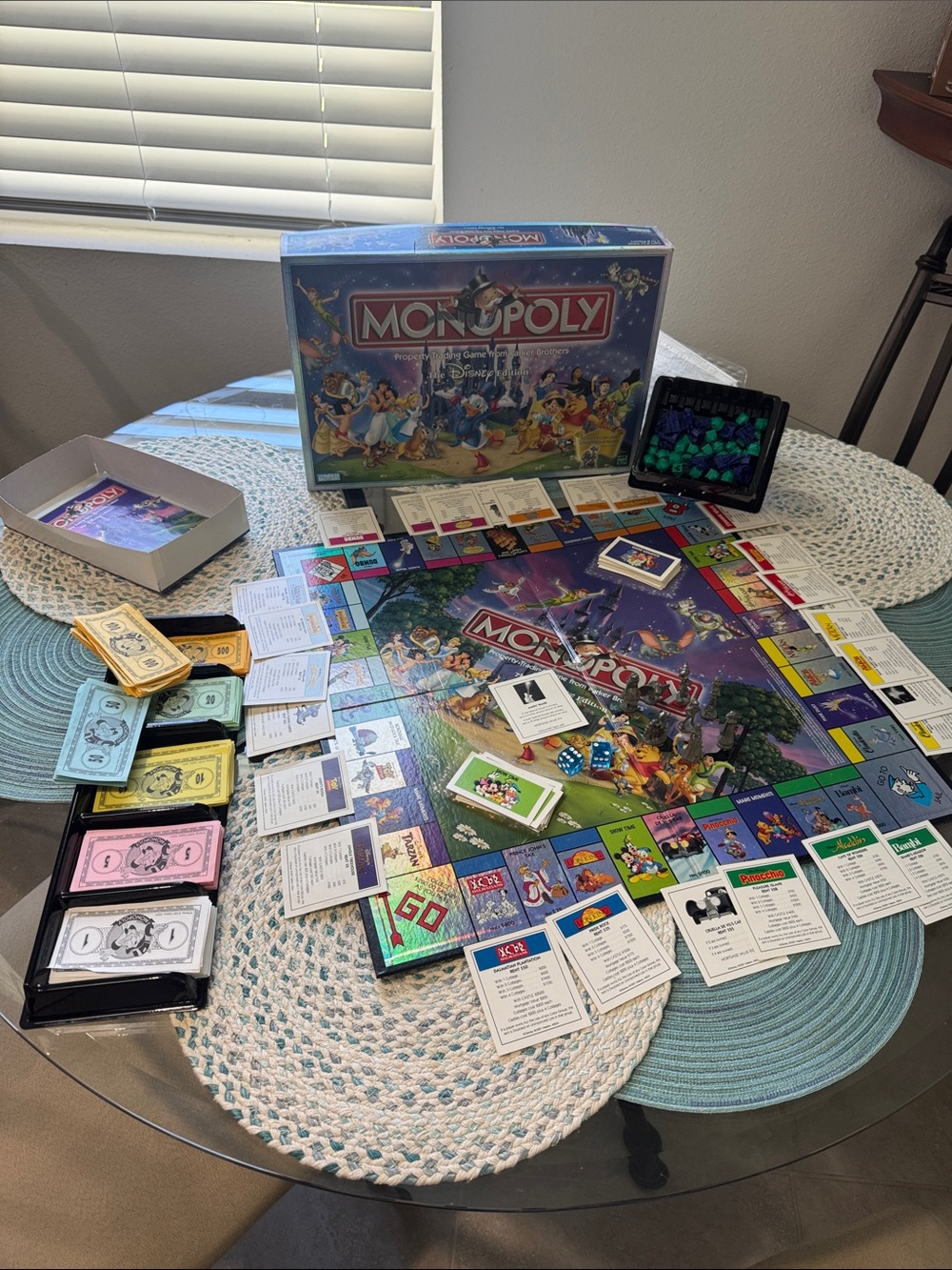Disney Monopoly, a collectible Disney theme movers. (used)